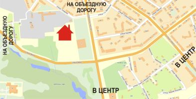 Схема расположения дома на карте города